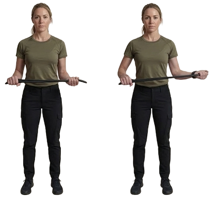 Shoulder external rotation exercise